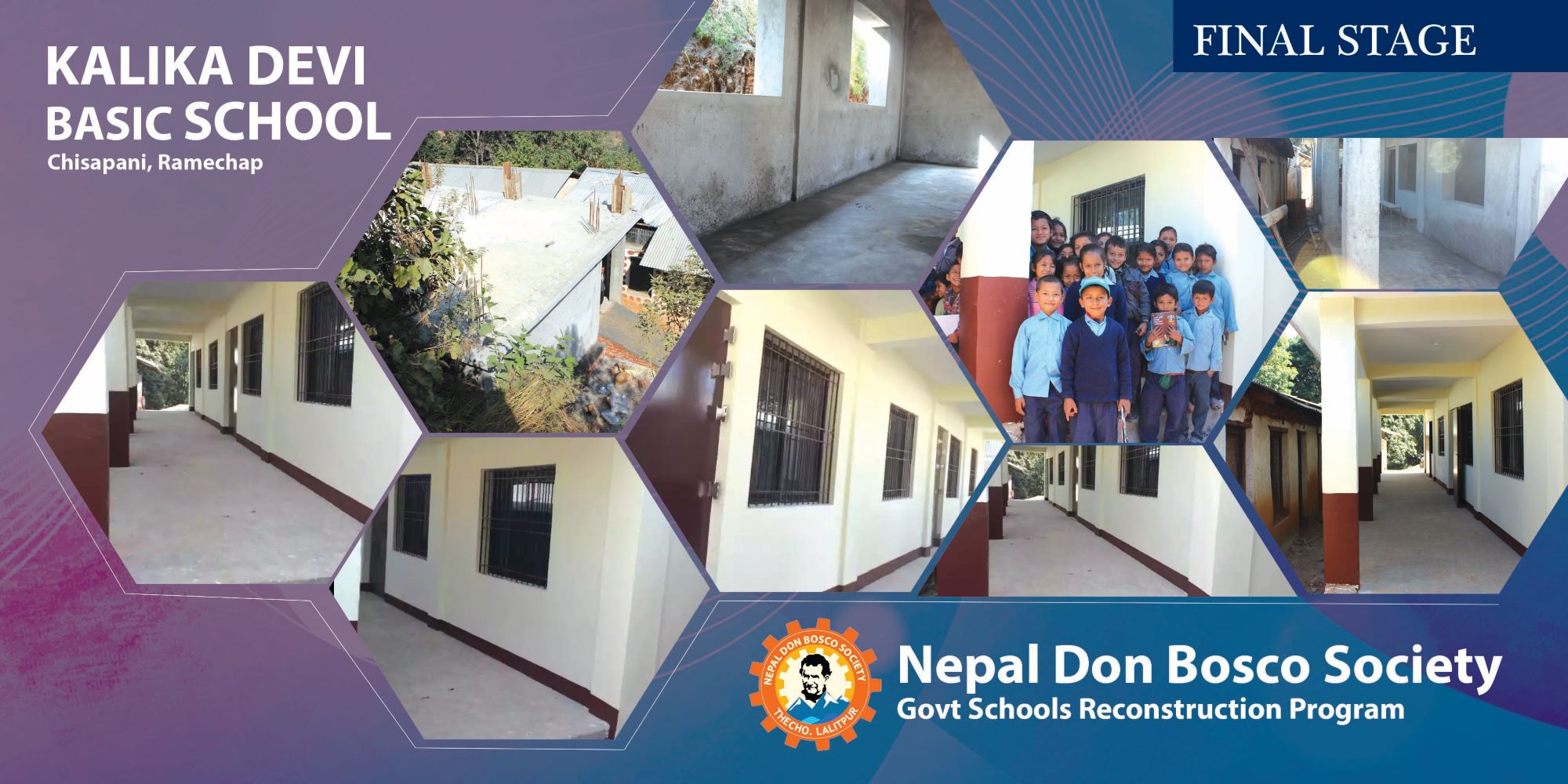 <p></p><p><b>Nepal Don Bosco Society(NDBS),
Thecho, Lalitpur</b></p>

<p> Nepal Don Bosco Society came
to existence in 2053 B.S. (1996 AD)  with
the objective of providing various types of academic, technical and vocational
education to the economically and socially
backward youths and unemployed citizens and helpless people through opening of educational
institutions and by maintaining spiritual
solidarity among citizens of various classes dwelling in the country and to
prepare able, competent, dutiful and self-sustained citizens in future by
creating proper opportunity of employment by providing skill-oriented education
to them through the said educational institutions.</p>

<p>Focussed on this mission, despite
the short span of time, institutions associated with this Society have rendered
valuable service to the country by educating nearly 3500 students of the
academic section and training 2800 in the vocational trades through its five
educational and two technical institutions situated in the Eastern and Central
regions of the country. </p>

<p>A great opportunity for the NDBS
came with the Earthquake of 2015 which took away over ten thousand lives and
property worth millions. The society sprung into action to respond to this
tragedy.  The Nepal Don Bosco Society (NDBS) extended
its full support to alleviate the misery of the helpless, traumatized,
impoverished  and the struggling
situation of the of the people on post-earthquake days. In addition to the
relief materials of various kind distributed to the 35000 families of 14
severely affected districts of Nepal, the society has built up 22 temporary
learning centres (TLCs) and constructed 2 drinking water projects for the
people of two districts and re-constructed 10 government schools of five
districts. With support from various donors, the society provided also other
support systems like the classroom furniture, computers, solar system etc, and led
from the front to provide school uniform and stationery to the students of 40
schools of 7 districts.</p>

<p>The society with its technical
schools in the Eastern and the central zones is catering to the rehabilitation
dimension of the post earthquake recovery measures of the government.</p>

<p> The society hopes to extend
its full support to the country by shaping a strong and skilled youth
generation who will build an economically sound and stable Nepal.</p>

<p> </p><p></p>
